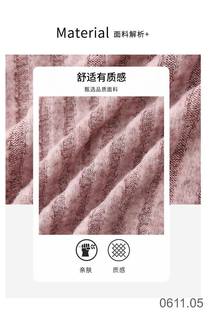 24HA0611.05 - ÁO LEN CỔ HỞ ÔM DÁNG LA CHAPELEE