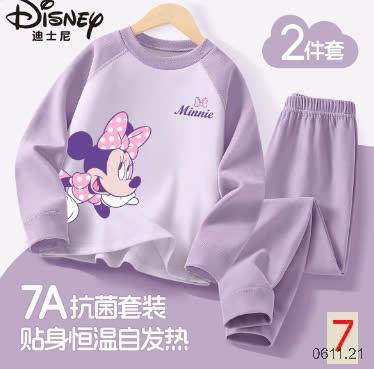 24HA0611.21 - BỘ NỈ DISNEY BÉ GÁI