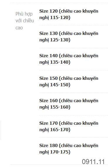 24HA0911.11 - QUẦN THÔ SIZE ĐẠI BÉ TRAI