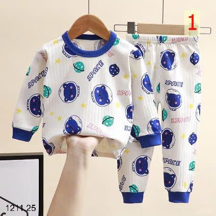 24HA1211.25 - BỘ MẶC NHÀ DÀI TAY CHO BÉ SIZE ĐẠI