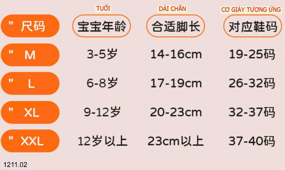 24HA1211.02 - SET 5 ĐÔI TẤT BÔNG CHO BÉ
