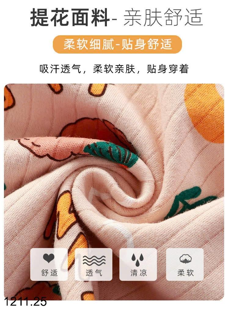 24HA1211.25 - BỘ MẶC NHÀ DÀI TAY CHO BÉ SIZE ĐẠI
