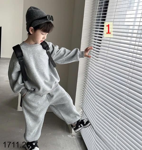 24HA1711.23 - BỘ NỈ BÉ TRAI AMBB
