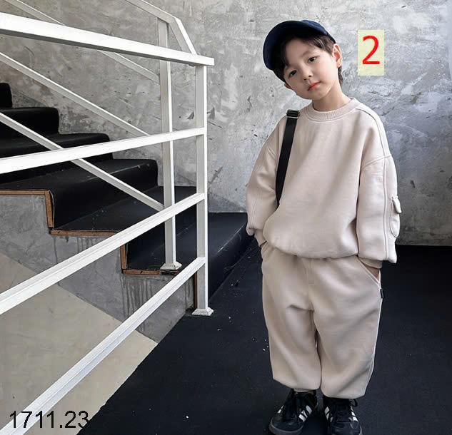 24HA1711.23 - BỘ NỈ BÉ TRAI AMBB