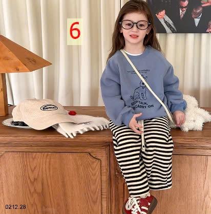 24HA0212.28 - ÁO NỈ LÓT LÔNG CỪU QUẢNG CHÂU HÃNG AMBB BÉ GÁI