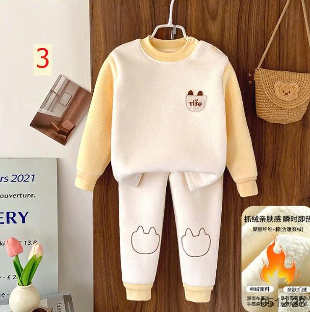 24HA0512.28 - BỘ THU ĐÔNG LÓT LÔNG CHO BÉ