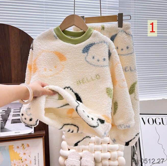 24HA0512.27 - BỘ NGỦ LÔNG SAN HÔ CHO BÉ