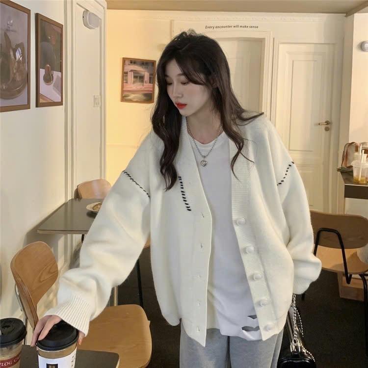 24HA1012.11 - KHOÁC CARDIGAN NỮ