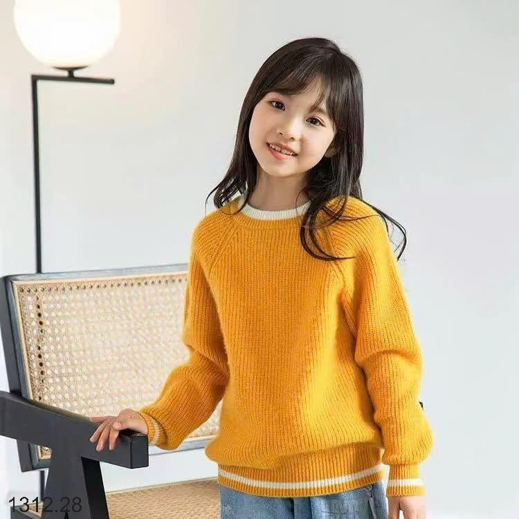 24HA1312.28 - ÁO LEN CHO BÉ PHONG CÁCH HÀN QUỐC