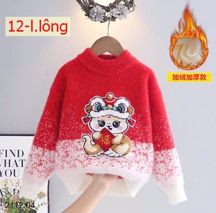 24HA2112.04 - ÁO LEN ĐÓN GIÁNG SINH NĂM MỚI CHO BÉ