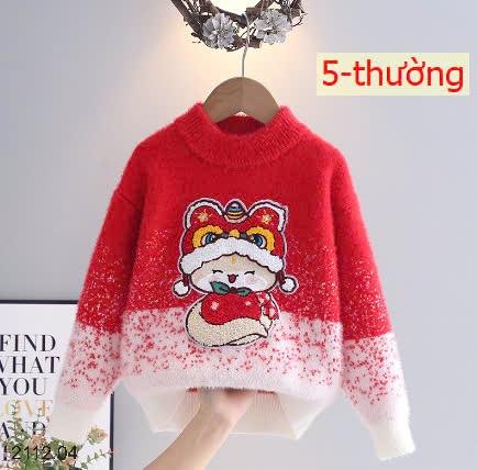24HA2112.04 - ÁO LEN ĐÓN GIÁNG SINH NĂM MỚI CHO BÉ