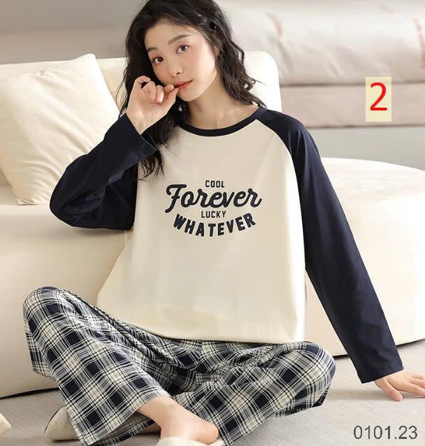 25HA0101.23 - BỘ COTTON NỮ MẶC NHÀ