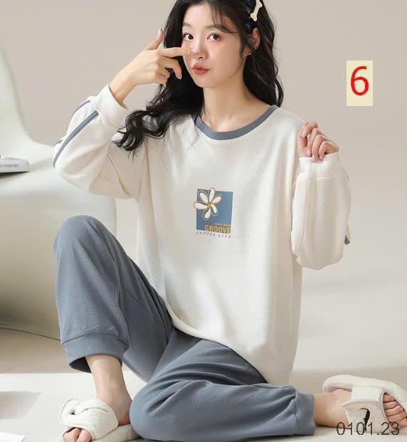 25HA0101.23 - BỘ COTTON NỮ MẶC NHÀ