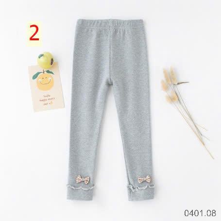 25HA0401.08 - QUẦN LEGGING NƠ BÉ GÁI