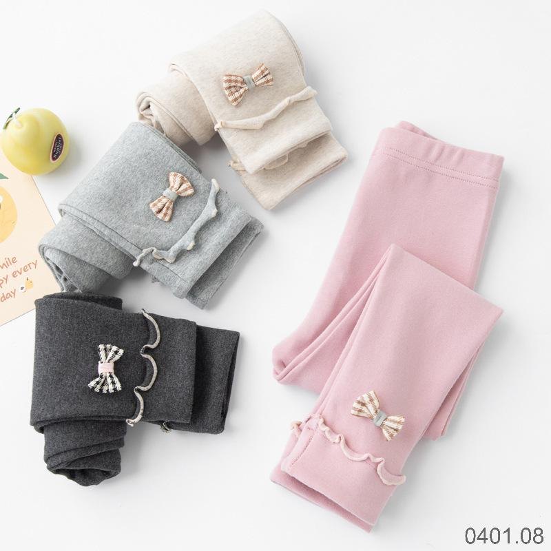 25HA0401.08 - QUẦN LEGGING NƠ BÉ GÁI