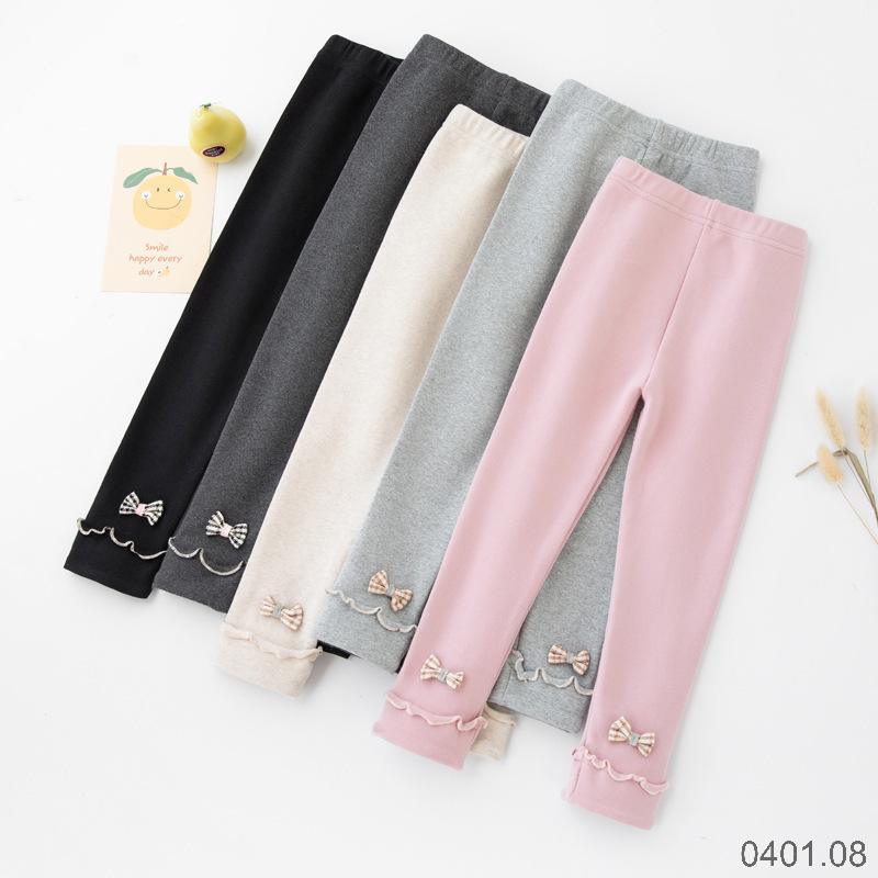 25HA0401.08 - QUẦN LEGGING NƠ BÉ GÁI