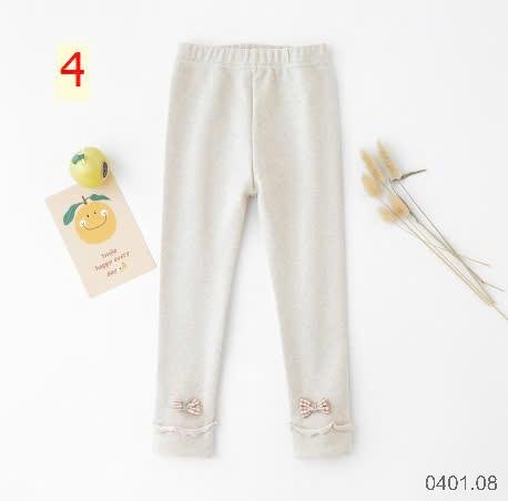 25HA0401.08 - QUẦN LEGGING NƠ BÉ GÁI