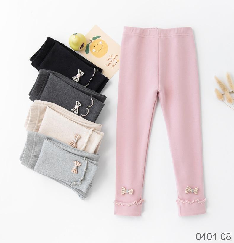 25HA0401.08 - QUẦN LEGGING NƠ BÉ GÁI