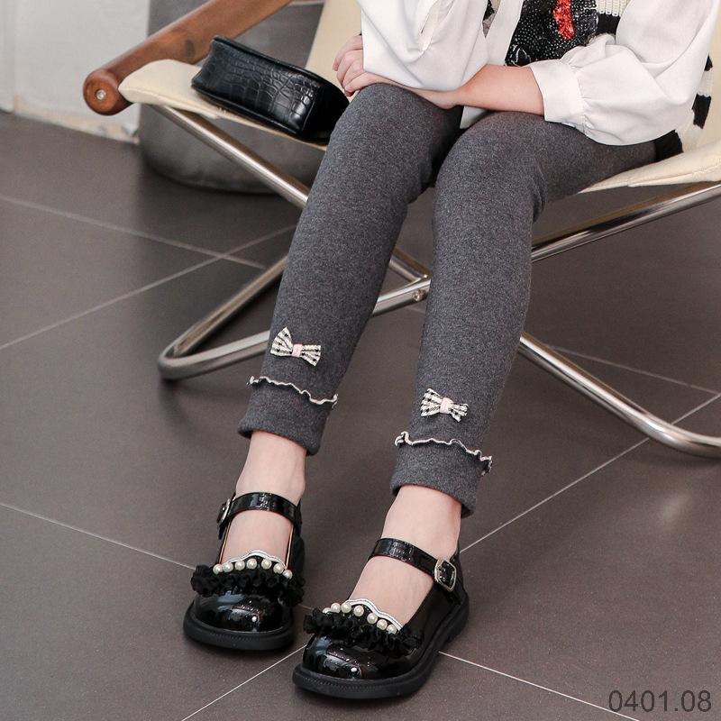 25HA0401.08 - QUẦN LEGGING NƠ BÉ GÁI