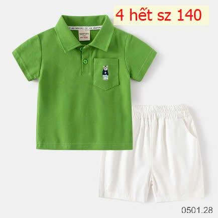 25HA0501.28 - BỘ POLO BÉ TRAI WAPYPY