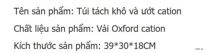 25HA0501.36 - TÚI DU LỊCH TÁCH ƯỚT VÀ KHÔ