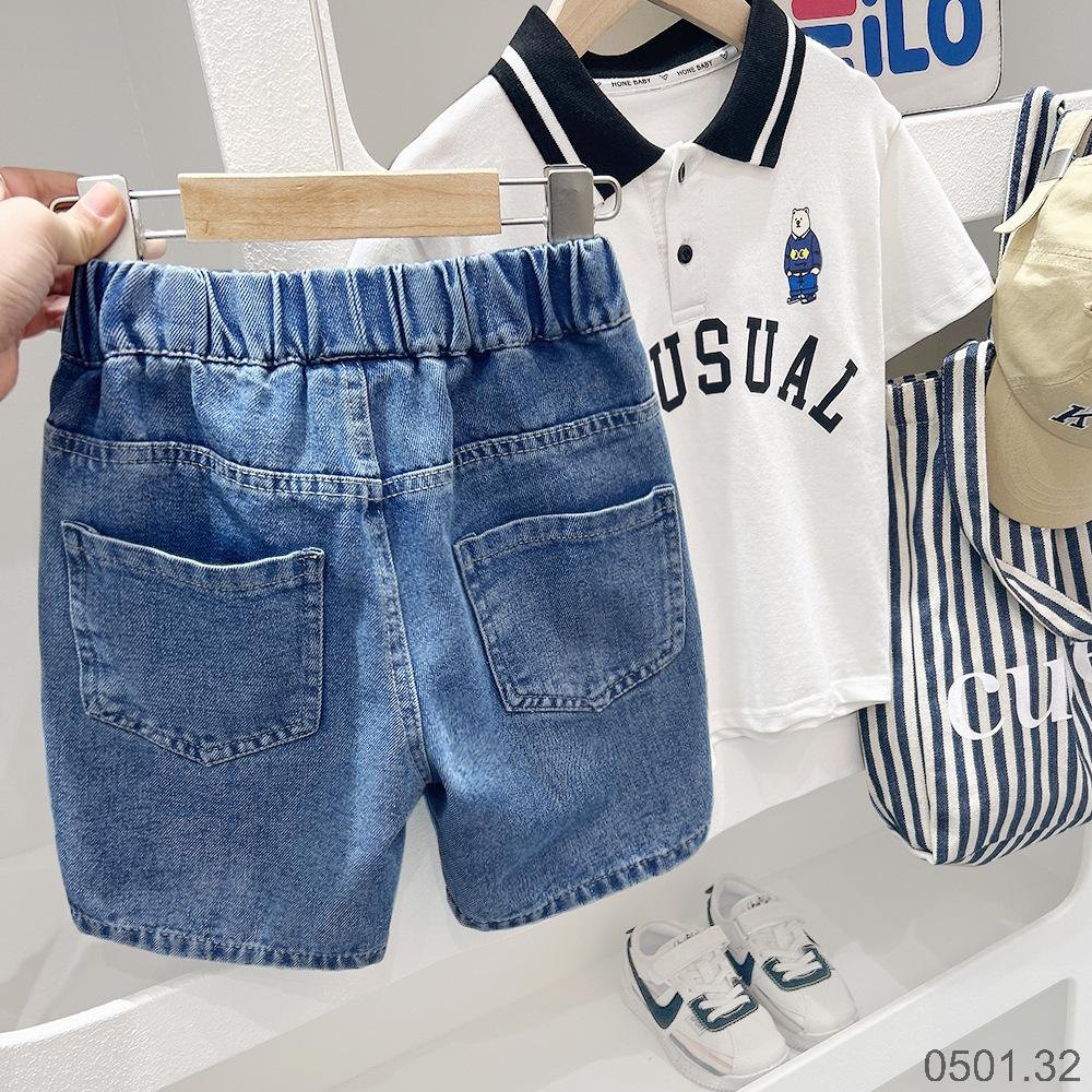 25HA0501.32 - QUẦN SHORT JEAN KACADY BÉ TRAI