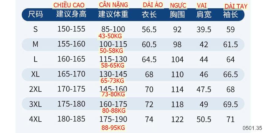 25HA0501.35 - ÁO CHỐNG NẮNG LỤA BĂNG NAM NỮ