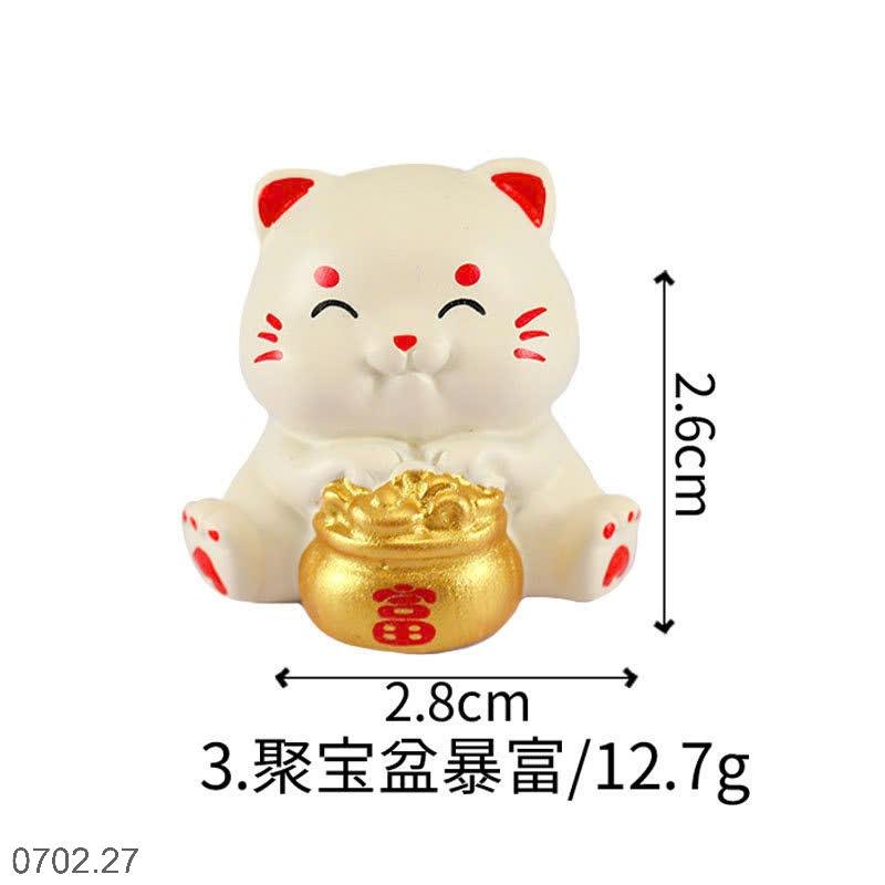25HA0702.27 - SET 6 MÈO THẦN TÀI