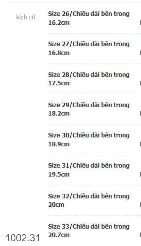 25HA1002.31 - SANDAL MIU BÉ GÁI