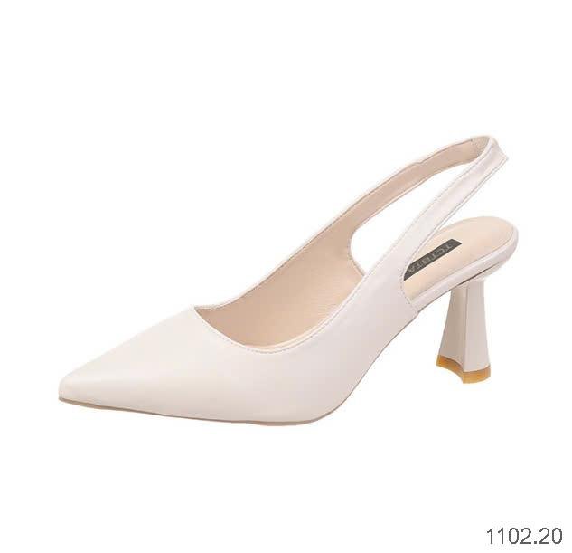 25HA1102.20 - GIÀY SANDAL CAO GÓT MŨI NHỌN NỮ