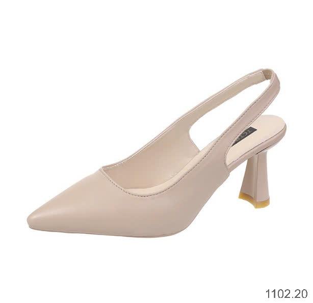 25HA1102.20 - GIÀY SANDAL CAO GÓT MŨI NHỌN NỮ