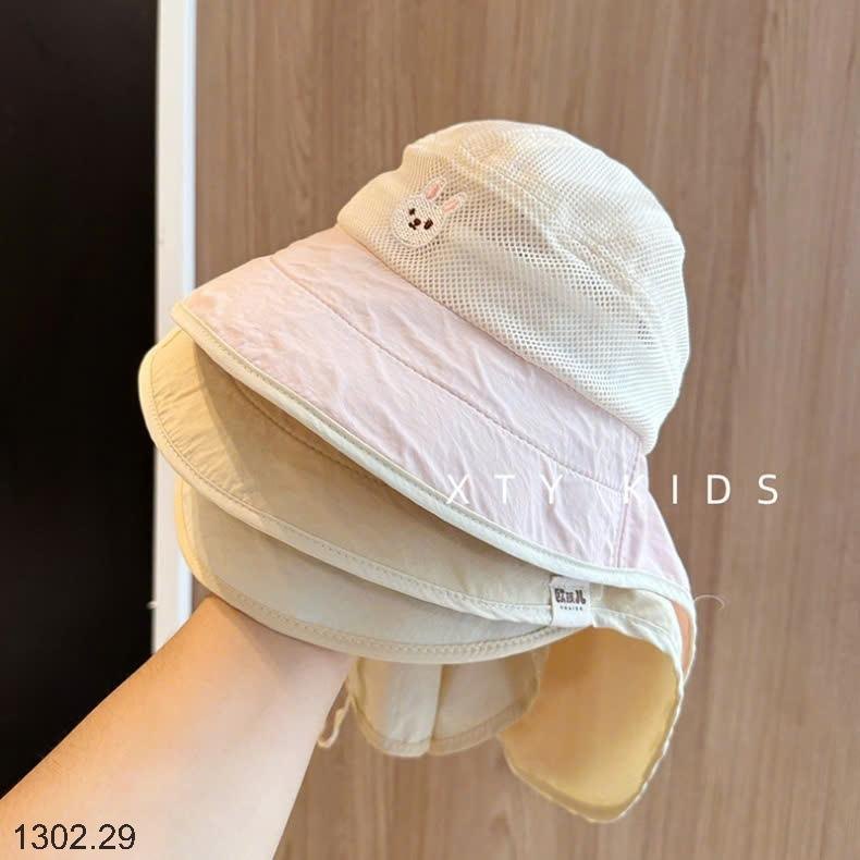 25HA1302.29 - MŨ CHỐNG NẮNG TRÙM ĐẦU CHO BÉ YÊU