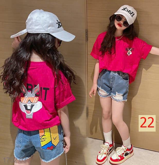 25HA1702.03 - SET 2 ÁO COTTON SIZE ĐẠI BÉ GÁI