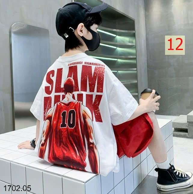 25HA1702.05 - SET 2 ÁO COTTON SIZE ĐẠI BÉ TRAI