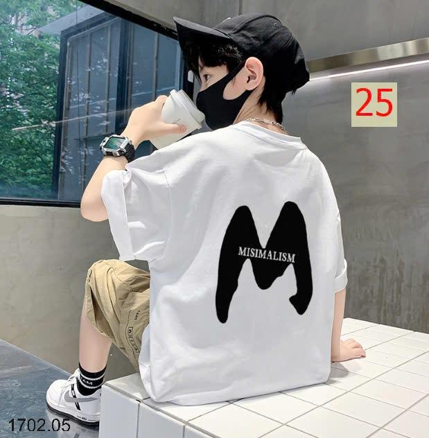 25HA1702.05 - SET 2 ÁO COTTON SIZE ĐẠI BÉ TRAI