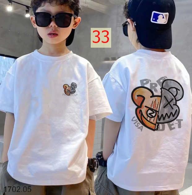 25HA1702.05 - SET 2 ÁO COTTON SIZE ĐẠI BÉ TRAI