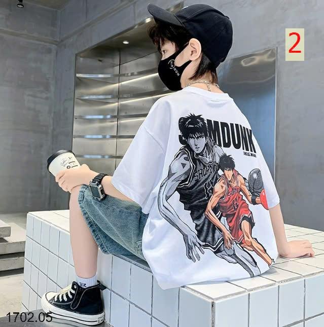 25HA1702.05 - SET 2 ÁO COTTON SIZE ĐẠI BÉ TRAI