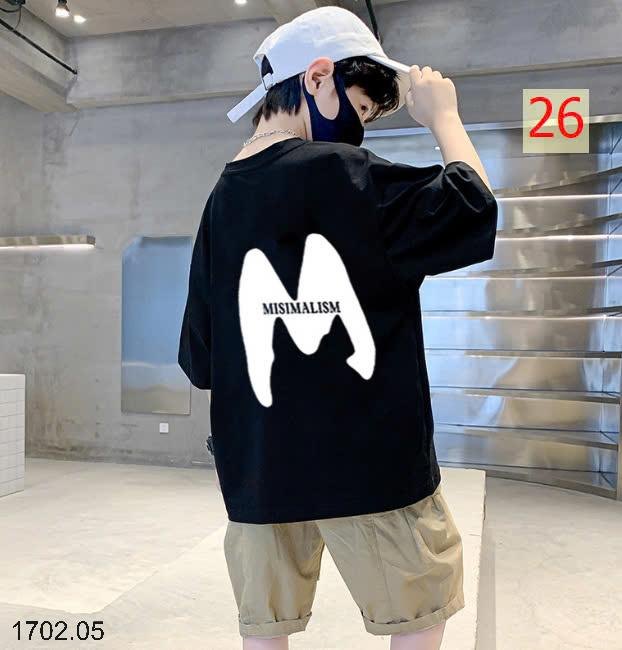 25HA1702.05 - SET 2 ÁO COTTON SIZE ĐẠI BÉ TRAI