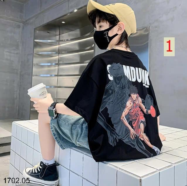 25HA1702.05 - SET 2 ÁO COTTON SIZE ĐẠI BÉ TRAI