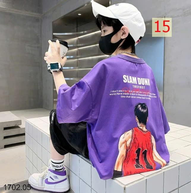 25HA1702.05 - SET 2 ÁO COTTON SIZE ĐẠI BÉ TRAI