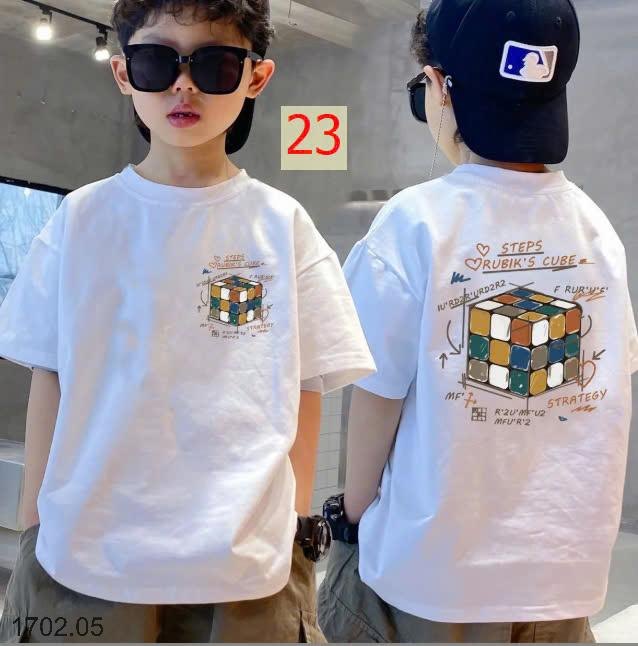 25HA1702.05 - SET 2 ÁO COTTON SIZE ĐẠI BÉ TRAI