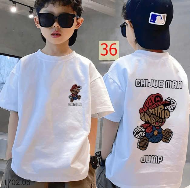 25HA1702.05 - SET 2 ÁO COTTON SIZE ĐẠI BÉ TRAI