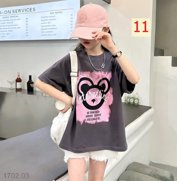 25HA1702.03 - SET 2 ÁO COTTON SIZE ĐẠI BÉ GÁI