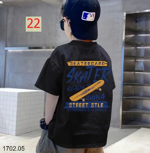 25HA1702.05 - SET 2 ÁO COTTON SIZE ĐẠI BÉ TRAI
