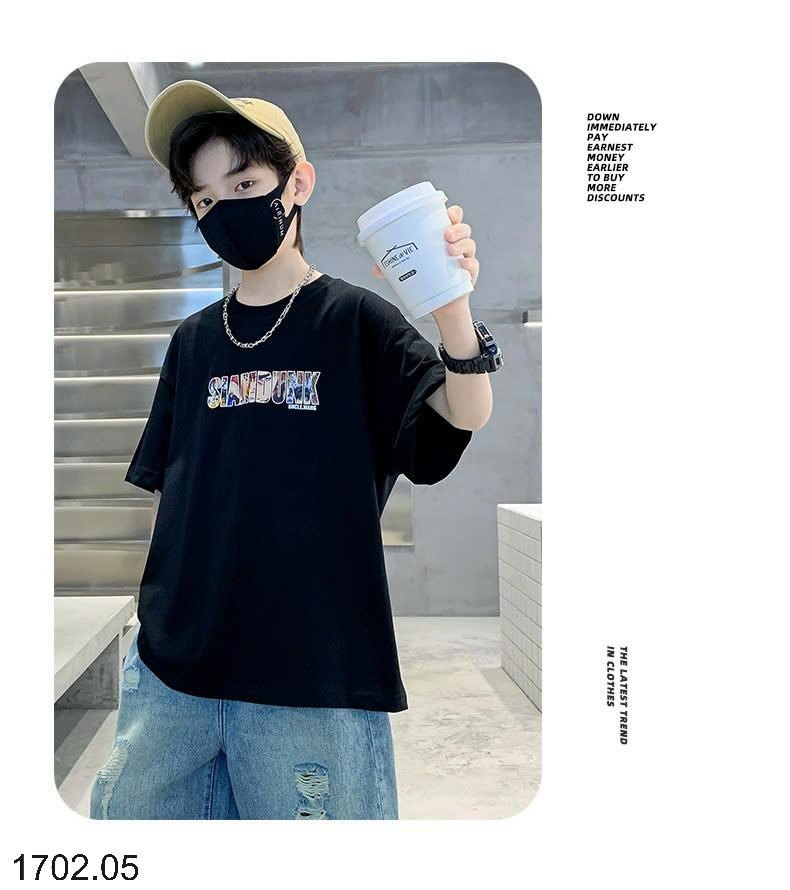 25HA1702.05 - SET 2 ÁO COTTON SIZE ĐẠI BÉ TRAI