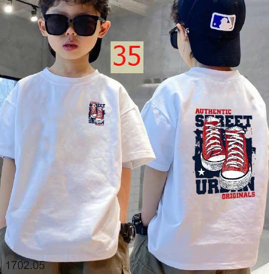 25HA1702.05 - SET 2 ÁO COTTON SIZE ĐẠI BÉ TRAI