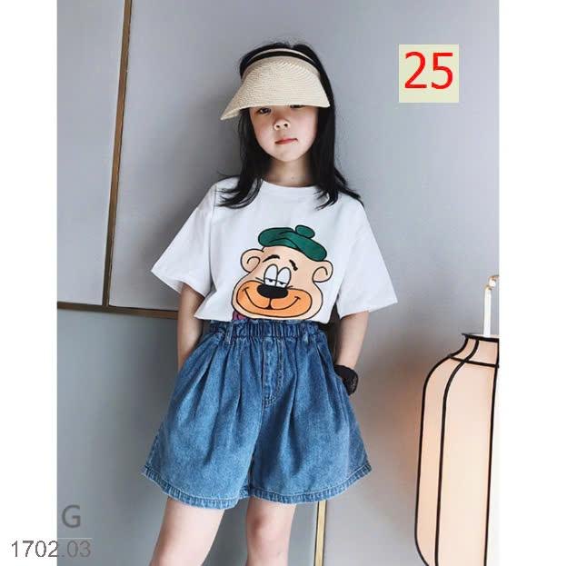 25HA1702.03 - SET 2 ÁO COTTON SIZE ĐẠI BÉ GÁI