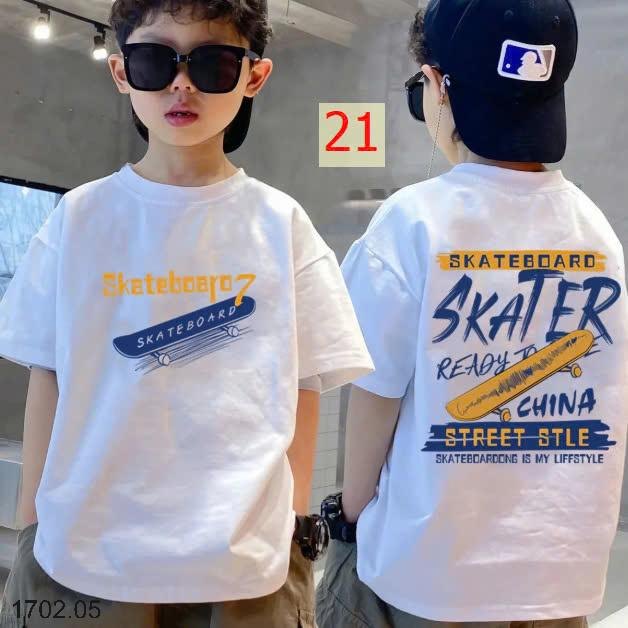 25HA1702.05 - SET 2 ÁO COTTON SIZE ĐẠI BÉ TRAI