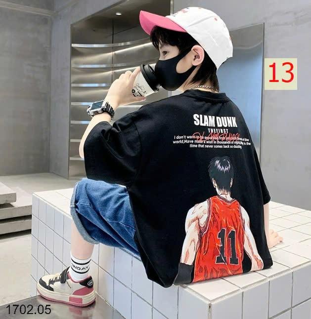 25HA1702.05 - SET 2 ÁO COTTON SIZE ĐẠI BÉ TRAI