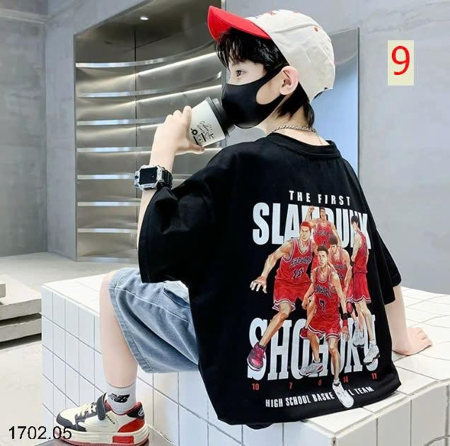 25HA1702.05 - SET 2 ÁO COTTON SIZE ĐẠI BÉ TRAI